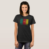T-shirt Fabriqué au Cameroun Indicateur Code à barres (Devant entier)