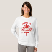 T-shirt Fabriqué Au Canada (Devant entier)
