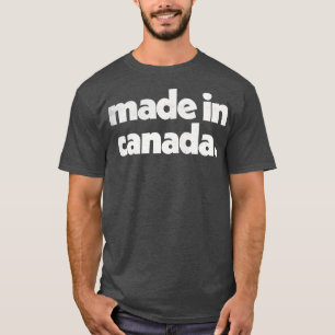 T-shirt Fabriqué Au Canada Décor Vintage