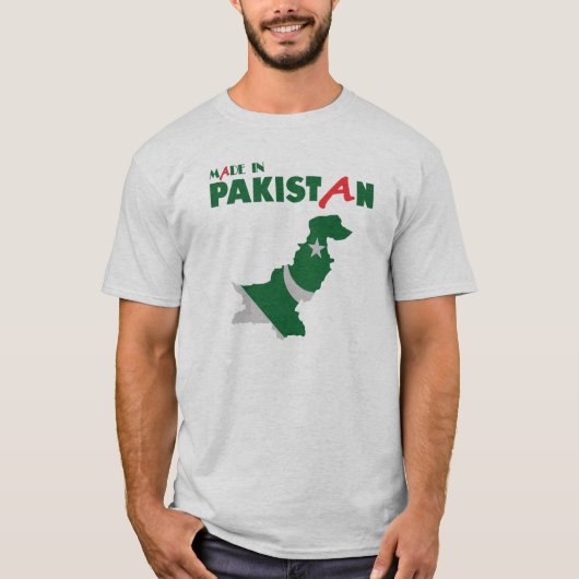 T-shirt Fabriqué au Pakistan (Devant)
