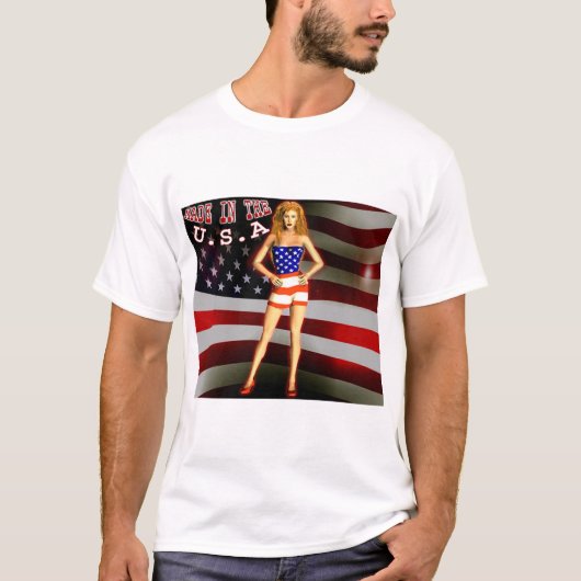 T-shirt Fabriqué aux Etats-Unis (Devant)