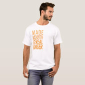 T-shirt Fabriqué avec 100% vrai Débardeur Ginger (Devant entier)