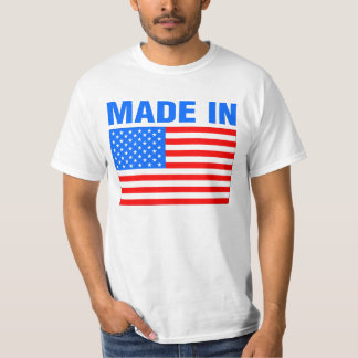 T-shirt Fabriqué_Dans_Drapeau_American_Logo_Imprimable-1EX