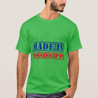 T-shirt Fabriqué dans le Mississippi États-Unis surdimensi