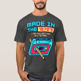 T-shirt Fabriqué dans les années 1972 Bande de cassette ré