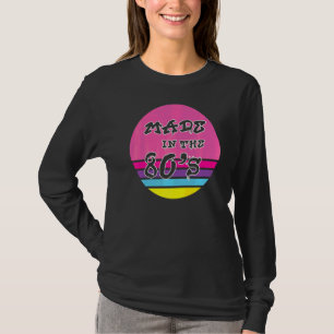 T-shirt Fabriqué Dans Les Années 80 J'Aime Les Années 80