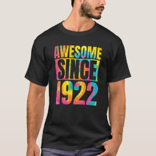 T-shirt Fabriqué En 1922 101 Année D'Être Impressionnant 1