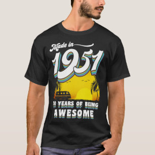T-shirt Fabriqué en 1951 Toutes les pièces d'origine Cadea