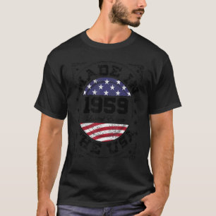 T-shirt Fabriqué en 1959 64 Ans 64e Anniversaire 64 Ans US