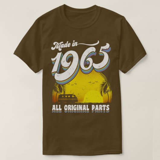 T-shirt Fabriqué en 1965 Toutes les pièces originales 53d  (Design devant)