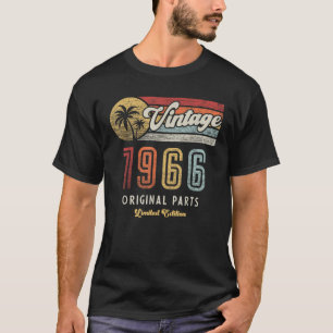 T-shirt Fabriqué en 1966 Édition Limitée Cadeau Drôle Rétr