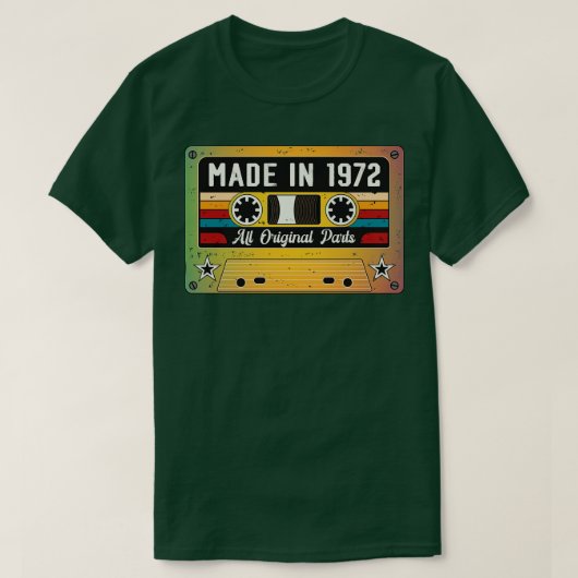 T-shirt Fabriqué en 1972 (Design devant)