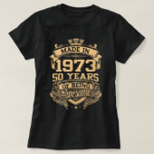 T-shirt Fabriqué En 1973 50 Ans D'Être Un Magnifique 50E A
