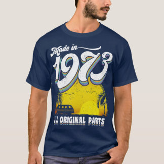 T-shirt Fabriqué en 1973 Toutes les pièces originales 1