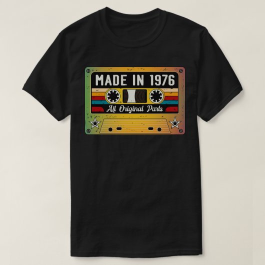 T-shirt Fabriqué en 1976 (Design devant)