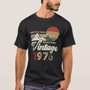 T-shirt Fabriqué en 1976 Design Vintage Pour Cadeaux 1976