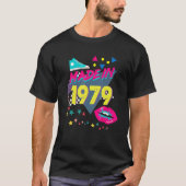 T-shirt Fabriqué En 1979 43e anniversaire 80s 90s 1990s 19 (Devant)