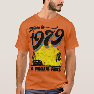 T-shirt Fabriqué en 1979 Toutes les pièces d'origine
