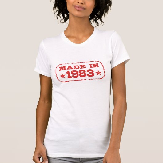 T-shirt Fabriqué en 1983 (Devant)