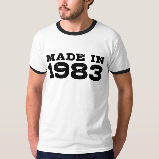 T-shirt Fabriqué en 1983 (Devant)
