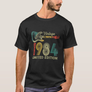T-shirt Fabriqué En 1984 Floral 38 Ans 38ème Anniversaire