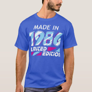 T-shirt Fabriqué en 1986 Limited Edition 1