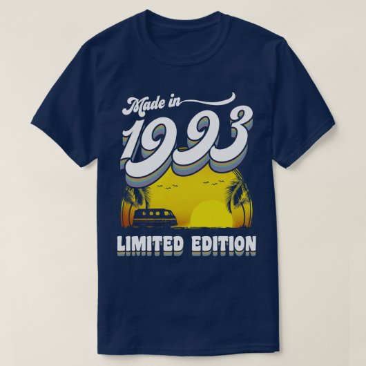 T-shirt Fabriqué en 1993 30e cadeau d'anniversaire 30 ans  (Design devant)