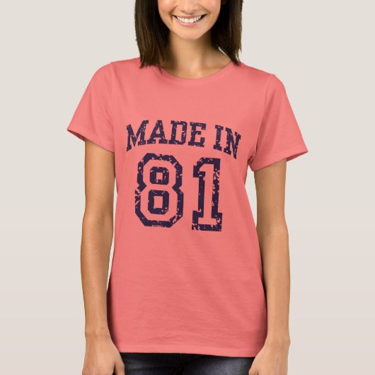 T-shirt Fabriqué en 81 (Devant)