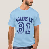 T-shirt Fabriqué en 81 (Devant)
