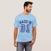 T-shirt Fabriqué en 81 (Devant entier)