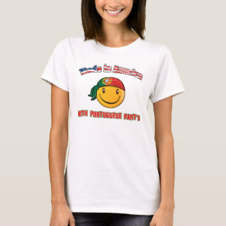 T-shirt Fabriqué en Amérique avec la partie portugaise