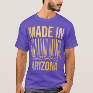 T-shirt Fabriqué en Arizona en or