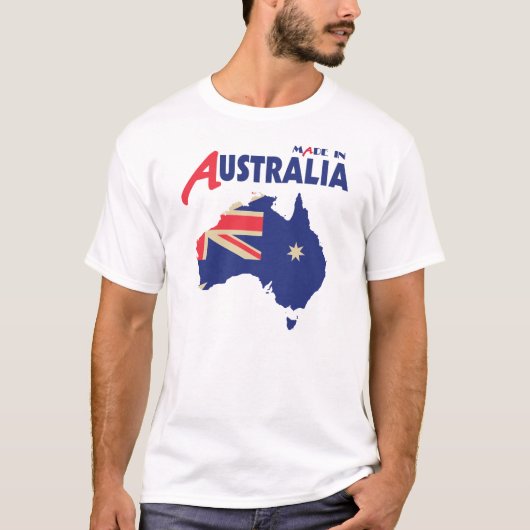 T-shirt Fabriqué En Australie (Devant)