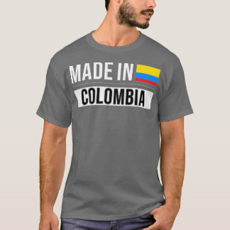 T-shirt Fabriqué en Colombie cadeau pour Colombien avec de