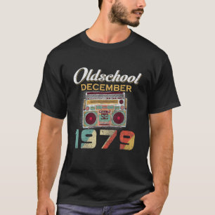 T-shirt Fabriqué En DÉCEMBRE 1979 40E Awesome Anniversaire