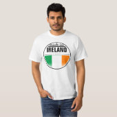 T-shirt Fabriqué… en "Irlande " (Devant entier)