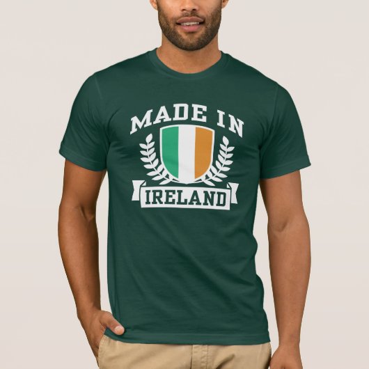 T-shirt Fabriqué En Irlande (Devant)