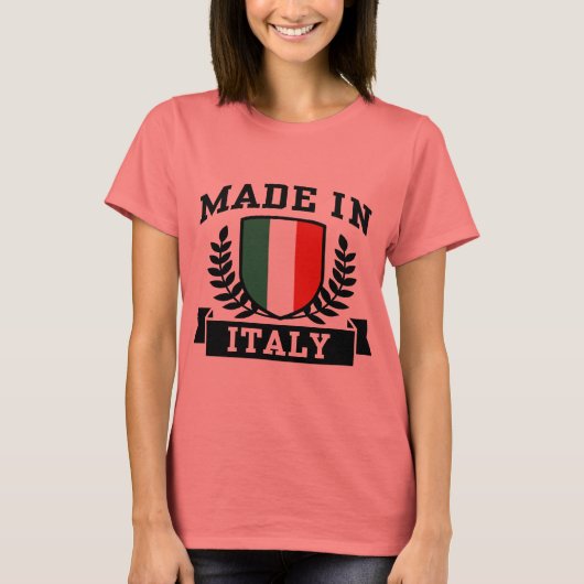 T-shirt Fabriqué en Italie (Devant)