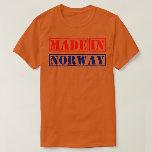 T-shirt Fabriqué en Norvège (Design devant)