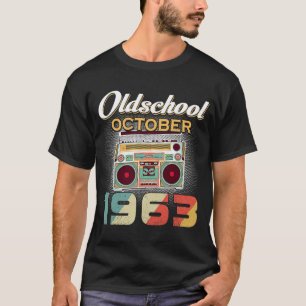 T-shirt Fabriqué en OCTOBRE 1963 56e anniversaire incroyab