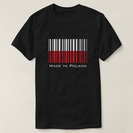 T-shirt fabriqué en Pologne (Design devant)