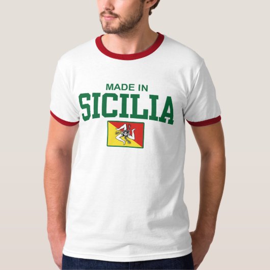 T-shirt Fabriqué en Sicile (Devant)