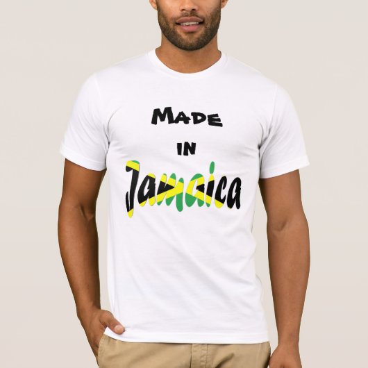 T-shirt Fabriqué Jamaïque (Devant)