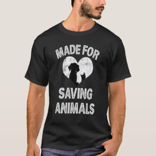 T-shirt Fabriqué Pour Sauver Des Animaux Vet Tech Vétérina