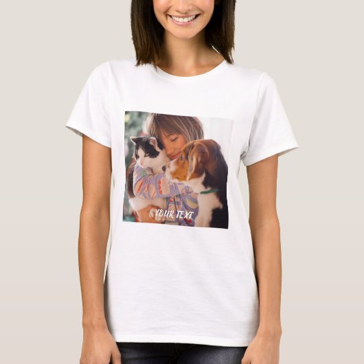 T-shirt Fabriqué sur mesure /Ajouter une photo et un T-shi (Devant)