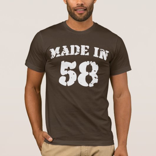 T-shirt Fabriquée EN 1958 (Devant)