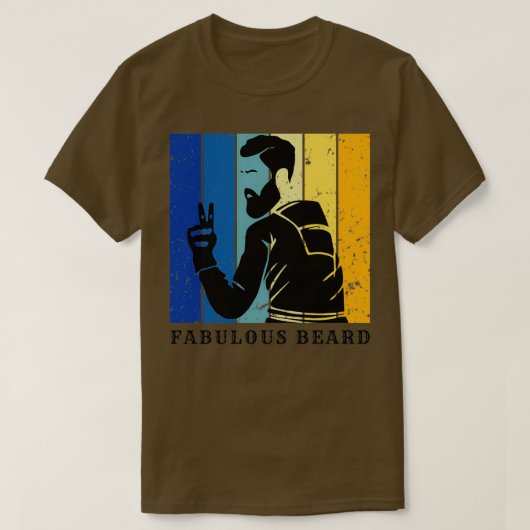 T-shirt fabuleuse barbe 7 (Design devant)