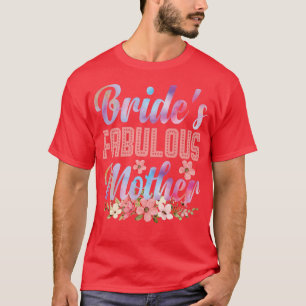 T-shirt Fabuleuse mère de mariée heureux mariée mère Maria