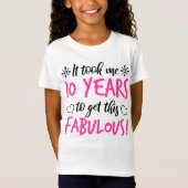 T-Shirt Fabuleux 10e anniversaire (Devant)