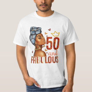 T-shirt Fabuleux 50e anniversaire femmes